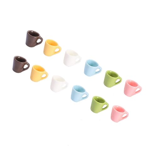 IMIKEYA 12 Stück Teiliges Mini Tassen Dekorative Resin Becher Modelle für Puppenhaus Zubehör Becher für Tischdekoration für Kleine Landschaften IMIKEYA 12 Stück Teiliges Mini Tassen Dekorative Resin Becher Modelle für Puppenhaus Zubehör Becher für Tischdekoration für Kleine Landschaften von IMIKEYA