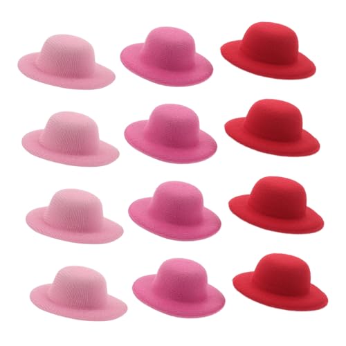 IMIKEYA 12 Stück Teiliges Mini-top-hut Haarklammern Western Cowboy Cowgirl Haarspangen Leichter Haarschmuck für Tee-partys Kostüm Puppen und Alltag Sicherer Halt frei von Haarschaden von IMIKEYA