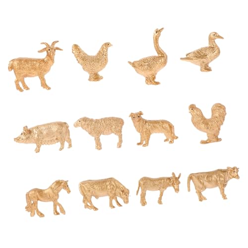 IMIKEYA 12 Stück Teiliges Realistische Bauernhoftier Figuren aus Kunststoff Tiermodelle für Deko Element und Lernspielzeug für Farmtiere und Robust IMIKEYA 12 Stück Teiliges Realistische Bauernhoftier Figuren aus Kunststoff Tiermodelle für Deko Element und Lernspielzeug für Farmtiere und Robust von IMIKEYA