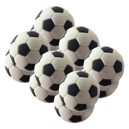 IMIKEYA 12 Stücke Puppenhaus Mini Fußbälle Winzige Bälle Puppenhaus Mini Fußball Gummi Puppenhaus Miniaturen von IMIKEYA