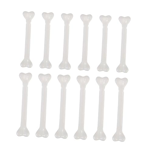IMIKEYA 12Stücke Gefälschte Menschliche Knochen Kunststoff Halloween Deko Requisiten Realistische Skelett Knochen Für Gruselige Feiern Große Und Kleine Knochen von IMIKEYA
