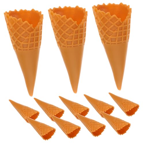 IMIKEYA Eistüten-Modelle – 12 Stück Simulierte Eistüten Mit Eiscreme-Basis Für Fotografie-Requisiten IMIKEYA Eistüten-Modelle – 12 Stück Simulierte Eistüten Mit Eiscreme-Basis Für Fotografie-Requisiten von IMIKEYA