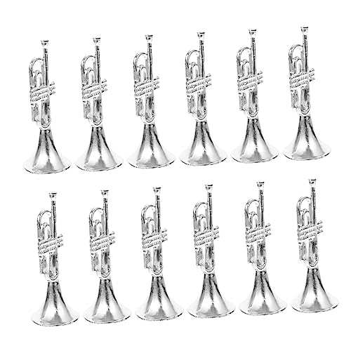 IMIKEYA 12Stücke Musikinstrument Modell Trompete Deko Figuren Für Tischdekoration Trompeten Modell Zubehör Weihnachtsdekoration Und Geschenkidee IMIKEYA 12Stücke Musikinstrument Modell Trompete Deko Figuren Für Tischdekoration Trompeten Modell Zubehör Weihnachtsdekoration Und Geschenkidee von IMIKEYA