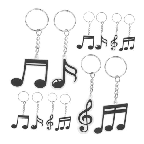 IMIKEYA 12stücke Musiknotenschlüsselanhänger Mit Notenmotiv Als Partygeschenk Für Geburtstagsfeiern Und Musikveranstaltungen Für Musikliebhaber IMIKEYA 12stücke Musiknotenschlüsselanhänger Mit Notenmotiv Als Partygeschenk Für Geburtstagsfeiern Und Musikveranstaltungen Für Musikliebhaber von IMIKEYA