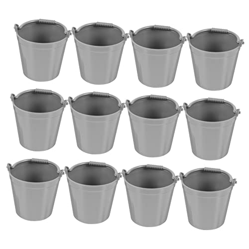 IMIKEYA 12Stücke Wassereimer Teiliges Aus Plastik Für Puppenhaus Dekoration Realistische Miniature Für Kreative Mikrolandschaften Für DIY Projekte von IMIKEYA