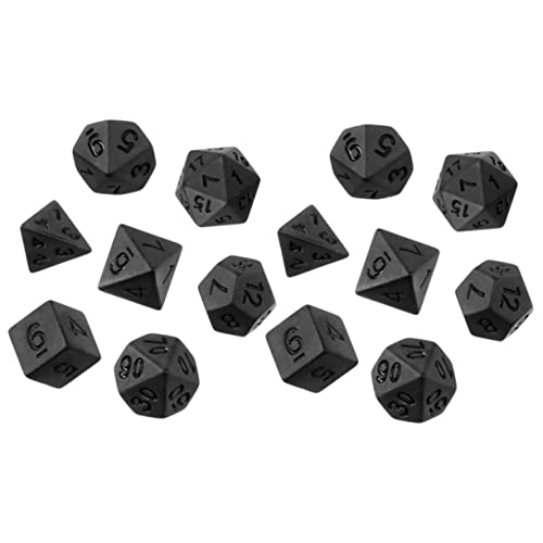 IMIKEYA 14 Stück Teiliges Acryl Mehrseitige für Brettspiele und Ästhetisches Würfelspielzeug für Partys und von IMIKEYA