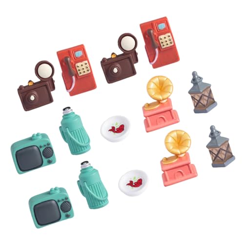IMIKEYA 14-Teiliges Set Simuliertes Haushaltsgerätemodell Miniatur Puppenhauszubehör Puppenstubenmöbel Simulation Dekore Retro wohnaccessoires Prop-Kamera winzige Möbel Harz IMIKEYA 14-Teiliges Set Simuliertes Haushaltsgerätemodell Miniatur Puppenhauszubehör Puppenstubenmöbel Simulation Dekore Retro wohnaccessoires Prop-Kamera winzige Möbel Harz von IMIKEYA