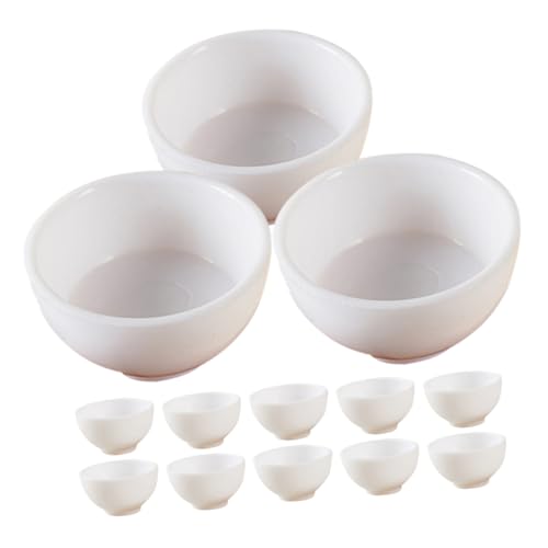 IMIKEYA 15 Stück Mini-Bowl-Modell klein Dekoration Schüsseln Gericht Miniaturen winzige Schalen Mini-Küchenzubehör Mini-Hausgeschirr Miniaturschalen Plastik Weiß IMIKEYA 15 Stück Mini-Bowl-Modell klein Dekoration Schüsseln Gericht Miniaturen winzige Schalen Mini-Küchenzubehör Mini-Hausgeschirr Miniaturschalen Plastik Weiß von IMIKEYA