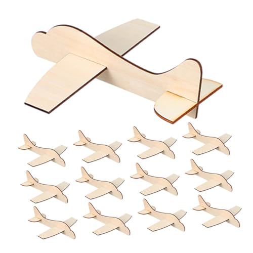 IMIKEYA 15 Stück Modellflugzeug aus Holz holzbausatz bastelset für Unvollendete Holzflugzeuge holzspielzeug Flugzeugspielzeug Flugzeuggeburtstagsfeierdekorationen Beige IMIKEYA 15 Stück Modellflugzeug aus Holz holzbausatz bastelset für Unvollendete Holzflugzeuge holzspielzeug Flugzeugspielzeug Flugzeuggeburtstagsfeierdekorationen Beige von IMIKEYA