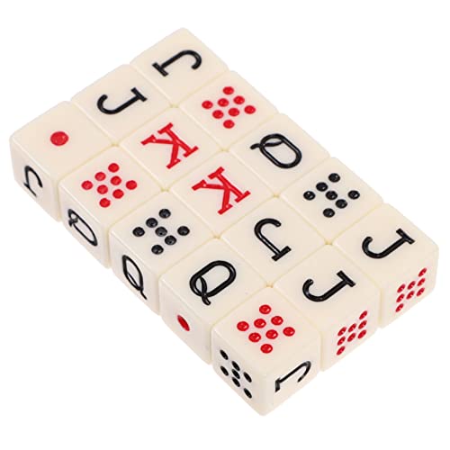 IMIKEYA 15 Stück Pokerwürfel Party Manipuliert Abgerundet Requisite Farbe Groß Für Tricks Jumbo Einseitig Kindergeburtstag Sechs Alphabet Spiel Lustig Transparent Spanische IMIKEYA 15 Stück Pokerwürfel Party Manipuliert Abgerundet Requisite Farbe Groß Für Tricks Jumbo Einseitig Kindergeburtstag Sechs Alphabet Spiel Lustig Transparent Spanische von IMIKEYA