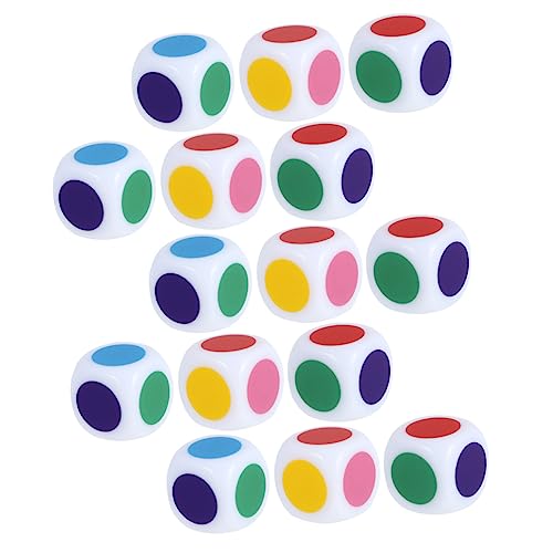 IMIKEYA 15 Stück Teiliges Farbdices für Interaktive Lernwürfel aus Acryl für Unterricht und Spiele Fördert Zahlenkognition IMIKEYA 15 Stück Teiliges Farbdices für Interaktive Lernwürfel aus Acryl für Unterricht und Spiele Fördert Zahlenkognition von IMIKEYA