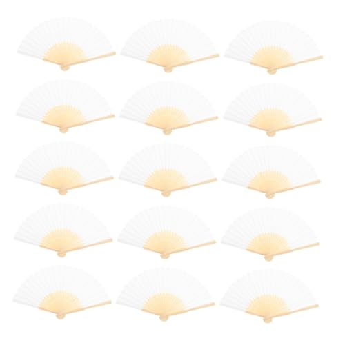 IMIKEYA 15 Stück Teiliges Weiße Faltbare Handfächer aus Papier Leicht Tragbar Robustes Bambusgestell für DIY Malerei Kalligraphie Hochzeiten Babypartys und Festivaldekoration IMIKEYA 15 Stück Teiliges Weiße Faltbare Handfächer aus Papier Leicht Tragbar Robustes Bambusgestell für DIY Malerei Kalligraphie Hochzeiten Babypartys und Festivaldekoration von IMIKEYA