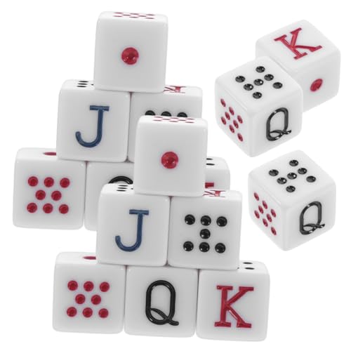IMIKEYA 15 Stücke Würfel Kartenspiel Buchstabenwürfel Poker Lustige Party Requisite Party Chip Spiel Requisite Party Spiel Standard Spielwürfel Gaming Requisiten Acryl IMIKEYA 15 Stücke Würfel Kartenspiel Buchstabenwürfel Poker Lustige Party Requisite Party Chip Spiel Requisite Party Spiel Standard Spielwürfel Gaming Requisiten Acryl von IMIKEYA