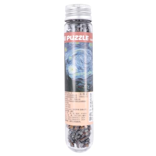 IMIKEYA 150 Stück Teiliges Mini Puzzle im Reagenzglas Kreatives Puzzle für Pädagogisches Geduldsspiel mit für Freunde und Familie IMIKEYA 150 Stück Teiliges Mini Puzzle im Reagenzglas Kreatives Puzzle für Pädagogisches Geduldsspiel mit für Freunde und Familie von IMIKEYA