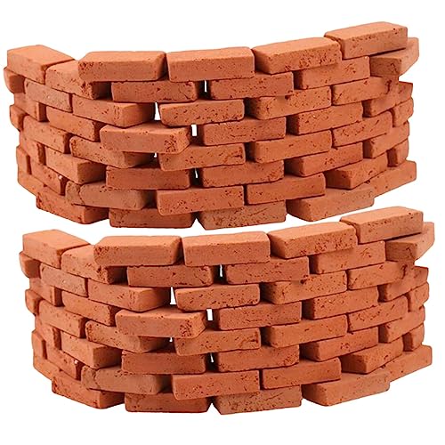 IMIKEYA 150 Stück Teiliges Ziegelsteine für DIY Sandtisch Dekorationen Realistische Bauklötze für Puppenhaus und Landschaftsbau für Kreative Bastelprojekte IMIKEYA 150 Stück Teiliges Ziegelsteine für DIY Sandtisch Dekorationen Realistische Bauklötze für Puppenhaus und Landschaftsbau für Kreative Bastelprojekte von IMIKEYA
