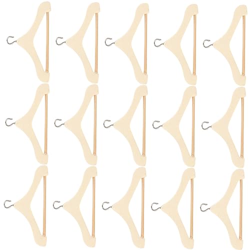IMIKEYA 15Stücke Puppenkleiderbügel Kleiderständer Für Puppen Langlebige Holzstruktur Zubehör Für Puppenhäuser Und DIY Projekte Puppenliebhaber IMIKEYA 15Stücke Puppenkleiderbügel Kleiderständer Für Puppen Langlebige Holzstruktur Zubehör Für Puppenhäuser Und DIY Projekte Puppenliebhaber von IMIKEYA