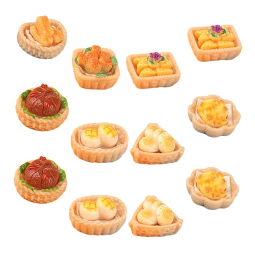 IMIKEYA 16 Stück Essens Und Spielornamente Puppenhaus Spiellebensmittel Miniatur Dekorationen Fake Food Miniatur Lebensmittel Miniatur Lebensmittel Mini Zubehör Mini von IMIKEYA