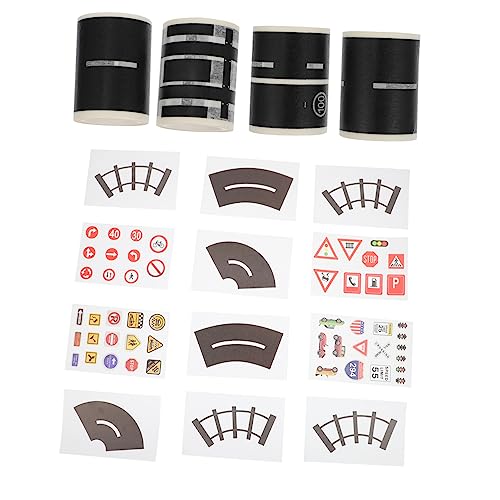 IMIKEYA 16 Stück Teiliges DIY Verkehrs Washi Tape Straßen und Schienenszenen mit Aufkleber Labels für Kreative Bastelprojekte Dekoration von Miniaturstraßen und Bahnen IMIKEYA 16 Stück Teiliges DIY Verkehrs Washi Tape Straßen und Schienenszenen mit Aufkleber Labels für Kreative Bastelprojekte Dekoration von Miniaturstraßen und Bahnen von IMIKEYA