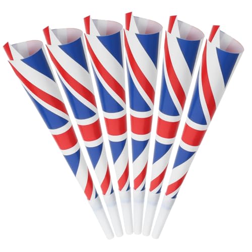 IMIKEYA 16 Stück jubelndes Horn Noisemaker Mini Hersteller Forderung klein Fußball Horn Fußballjubelspielzeug Musikalisches Trompeten Papier IMIKEYA 16 Stück jubelndes Horn Noisemaker Mini Hersteller Forderung klein Fußball Horn Fußballjubelspielzeug Musikalisches Trompeten Papier von IMIKEYA