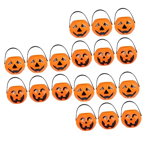 IMIKEYA 18 Stck. Halloween Kürbis Eimer Kleine Tragbare Süßigkeitenhalter Für Leichtes Umweltfreundliches Material Für Trick Treat Und Partydekoration IMIKEYA 18 Stck. Halloween Kürbis Eimer Kleine Tragbare Süßigkeitenhalter Für Leichtes Umweltfreundliches Material Für Trick Treat Und Partydekoration von IMIKEYA