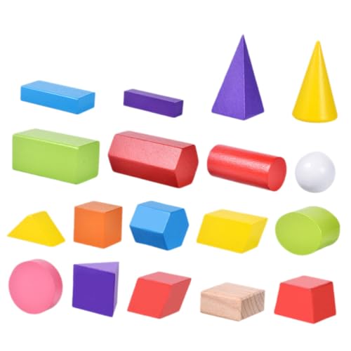 IMIKEYA 18 Stück Geometrische Bausteine geometrische Blöcke Formmusterblöcke Cube -Lernunterricht Blöcke mit geometrischen Formen Geometrische Körper für den Unterricht Holz IMIKEYA 18 Stück Geometrische Bausteine geometrische Blöcke Formmusterblöcke Cube -Lernunterricht Blöcke mit geometrischen Formen Geometrische Körper für den Unterricht Holz von IMIKEYA