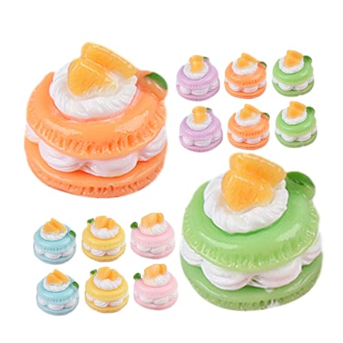 IMIKEYA 18 Stück Simulation Eines Kleinen Kuchens Gefälschter Kuchen Simulation Kuchen Dessert-Modelle Partyzubehör Kuchen-Dessert-Modell Künstliche Dessertdekoration Harz von IMIKEYA