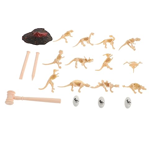 IMIKEYA 19 Teiliges Dinosaurierskelett Spielzeugmodell Dinosaurier Archäologisches Dinosaurierfiguren Für Kleine Spielzeugdinosaurier Dinosaurier Modellbausatz IMIKEYA 19 Teiliges Dinosaurierskelett Spielzeugmodell Dinosaurier Archäologisches Dinosaurierfiguren Für Kleine Spielzeugdinosaurier Dinosaurier Modellbausatz von IMIKEYA
