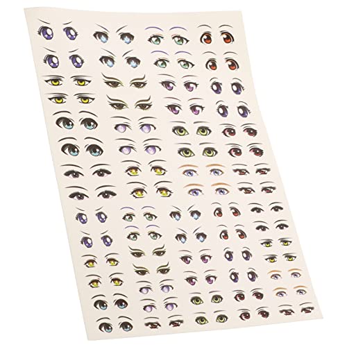 IMIKEYA Cartoon Sticker Set Große Auswahl An Augenaufklebern Selbstklebende Augenaufkleber Zum Basteln Augen Wasseraufkleber Für Puppen Und Kuscheltiere von IMIKEYA