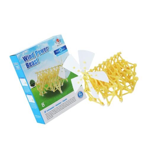 IMIKEYA 1Satz Bausatz Windkraft Mechanisches für Kreatives Puzzle Praktischen Fähigkeiten und Hand Auge Koordination Stapelspielzeug für Jungen und Ab von IMIKEYA
