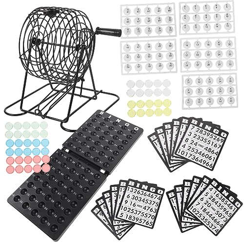 IMIKEYA 1Satz Bingo Spielset Für Familien Mit Bingo Kugel Und Beschichtungsspielzeug Für Gesellige Abende Und Gemeinschaftsveranstaltungen IMIKEYA 1Satz Bingo Spielset Für Familien Mit Bingo Kugel Und Beschichtungsspielzeug Für Gesellige Abende Und Gemeinschaftsveranstaltungen von IMIKEYA