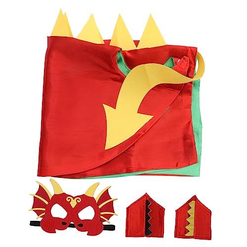 IMIKEYA 1Satz Dinosaurier Umhang Maske Kreatives Cape Cosplay Kostüm Für Party Und Auftritte Dinosaurier Verkleidung Für Kap Und Maske IMIKEYA 1Satz Dinosaurier Umhang Maske Kreatives Cape Cosplay Kostüm Für Party Und Auftritte Dinosaurier Verkleidung Für Kap Und Maske von IMIKEYA