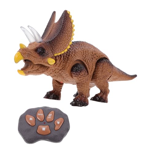 IMIKEYA 1Satz Elektrischer Triceratops Dinosaurier Mit Licht Und Musik Ferngesteuertes Kognitives Für Geräusche Ohne Batterien von IMIKEYA