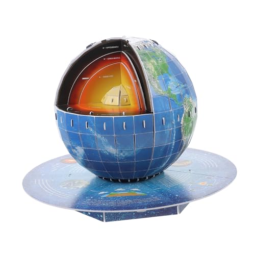 IMIKEYA 1Satz Erdstruktur Puzzle DIY Raumdekoration für Pädagogisches Geographie und Praktischen Fähigkeiten für Jungen von IMIKEYA
