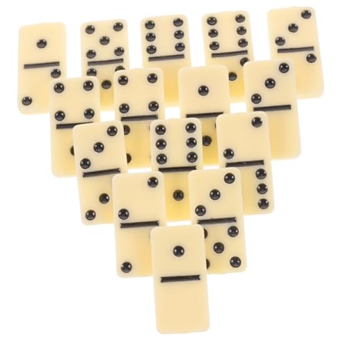 IMIKEYA 1Satz Erwachsene Dominoes Klassisches Dominosteine Brettspiel Für Familien Und Partys Stabile Dominosteine Aus Spaß Für Jung Und Alt von IMIKEYA