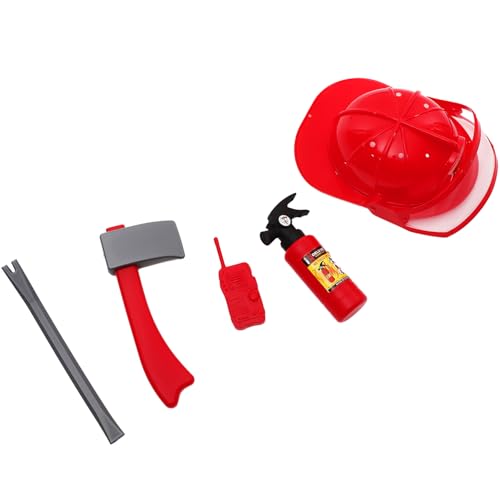 IMIKEYA Feuerwehrmannkostüm für Kinder Cosplay Satz mit Feuerwehrhut und Werkzeugen Rollenspiel Kostüm für Kleinkinder für Partys IMIKEYA Feuerwehrmannkostüm für Kinder Cosplay Satz mit Feuerwehrhut und Werkzeugen Rollenspiel Kostüm für Kleinkinder für Partys von IMIKEYA