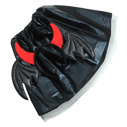 IMIKEYA 1Satz Fledermaus Haarreif und Teufelsrock Set für Halloween Partys Angenehmes Material Kreative Kostüm Requisite für Cosplay und Mottopartys Unvergessliche IMIKEYA 1Satz Fledermaus Haarreif und Teufelsrock Set für Halloween Partys Angenehmes Material Kreative Kostüm Requisite für Cosplay und Mottopartys Unvergessliche von IMIKEYA