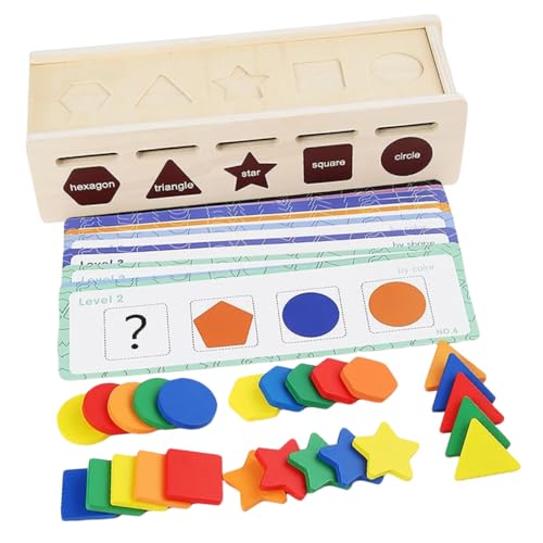 IMIKEYA 1Satz Formklassifizierungs Pädagogische Holzkiste Für Feinmotorik Und Kognitiven Fähigkeiten Lernspielzeug Für Kleinkinder IMIKEYA 1Satz Formklassifizierungs Pädagogische Holzkiste Für Feinmotorik Und Kognitiven Fähigkeiten Lernspielzeug Für Kleinkinder von IMIKEYA