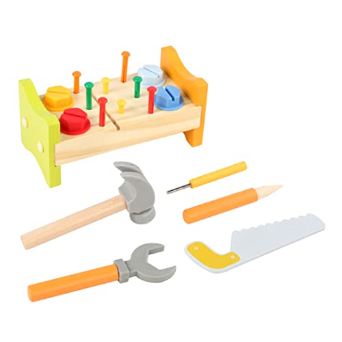 IMIKEYA 1Satz Hammerspielzeug Holz Schlagwerkbank für Frühe Bildung Fördert Kognitive Fähigkeiten Motorik für Drinnen im Kindergarten oder Wohnzimmer IMIKEYA 1Satz Hammerspielzeug Holz Schlagwerkbank für Frühe Bildung Fördert Kognitive Fähigkeiten Motorik für Drinnen im Kindergarten oder Wohnzimmer von IMIKEYA