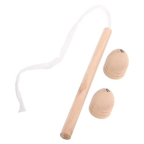 IMIKEYA 1Satz Holz Gyroskop Traditionelles Rotationsspielzeug für Interessantes und Kreatives Kinderspielzeug aus Robustem Holz für Partys und Nostalgische Anlässe von IMIKEYA
