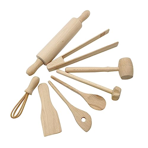 IMIKEYA 1Satz Holz Küchenspielzeug Teiliges Küchenutensilien aus Buchenholz für Spatel und Löffel Fördert Kreative Rollenspiele und Hand Auge Koordination IMIKEYA 1Satz Holz Küchenspielzeug Teiliges Küchenutensilien aus Buchenholz für Spatel und Löffel Fördert Kreative Rollenspiele und Hand Auge Koordination von IMIKEYA