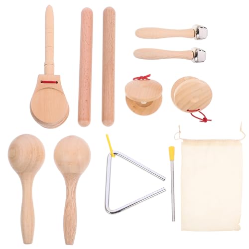 IMIKEYA 1Satz Holz Schlaginstrument Für Teiliges Percussion Mit Maracas Und Rhythm Sticks Sicher Und Langlebig Fördert Kreativität Und Motorik Für Junge Musiker IMIKEYA 1Satz Holz Schlaginstrument Für Teiliges Percussion Mit Maracas Und Rhythm Sticks Sicher Und Langlebig Fördert Kreativität Und Motorik Für Junge Musiker von IMIKEYA