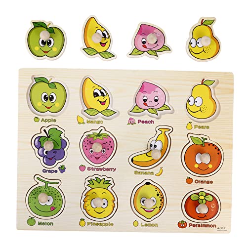 IMIKEYA 1Satz Holzpuzzle Für Kleinkinder Handgefertigtes Obst Jigsaw Bildungsspielzeug Für Montessori Puzzle Entwicklungsförderndes Holzspielzeug Für Vorschulkinder IMIKEYA 1Satz Holzpuzzle Für Kleinkinder Handgefertigtes Obst Jigsaw Bildungsspielzeug Für Montessori Puzzle Entwicklungsförderndes Holzspielzeug Für Vorschulkinder von IMIKEYA