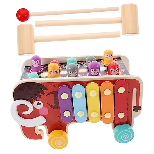 IMIKEYA 1Satz Holzspielzeug Hämmer für Jahren Interaktives Lernspielzeug Motorik und Eltern Junge Mädchen Interaktion Robustes Design mit Sicheren Kanten von IMIKEYA