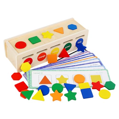 IMIKEYA 1Satz Holzspielzeug Lernspielzeug für Kleinkinder Montessori Sortierspiel mit Farben und Formen Fördert Feinmotorik und Hand Augen Koordination Ab Jahr Pädagogisches IMIKEYA 1Satz Holzspielzeug Lernspielzeug für Kleinkinder Montessori Sortierspiel mit Farben und Formen Fördert Feinmotorik und Hand Augen Koordination Ab Jahr Pädagogisches von IMIKEYA