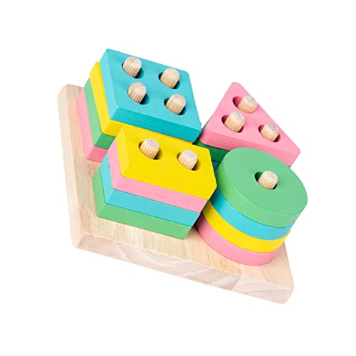 IMIKEYA 1Satz Holzstapelspielzeug Geometrische Bausteine Aus Holz Für Kreative Lernspiele Pädagogisches Motorik Und Formenverständnis Farbe Zufällig IMIKEYA 1Satz Holzstapelspielzeug Geometrische Bausteine Aus Holz Für Kreative Lernspiele Pädagogisches Motorik Und Formenverständnis Farbe Zufällig von IMIKEYA