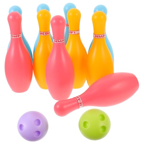 IMIKEYA 1Satz Indoor Bowling Für Farbenfrohes Plastik Bowling Set Für Kleinkinder Interaktives Sportspielzeug Für Drinnen Für Kindergeburtstagsfeiern IMIKEYA 1Satz Indoor Bowling Für Farbenfrohes Plastik Bowling Set Für Kleinkinder Interaktives Sportspielzeug Für Drinnen Für Kindergeburtstagsfeiern von IMIKEYA