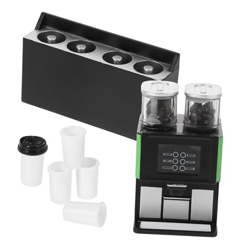 IMIKEYA 1Satz Kaffeemaschine Für Puppenhäuser Detailgetreues Küchenzubehör Für Puppenstuben Fördert Kreativität Und Realistische Gestaltung Design Mit Runden Kanten von IMIKEYA