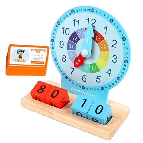 IMIKEYA 1Satz Kleinkinder Holz Uhr Lernuhr Für Zeitverständnis Interaktives Holzspielzeug Für Vorschulkinder Und Grundschüler Farbige Cartoon Kleinkinderuhr IMIKEYA 1Satz Kleinkinder Holz Uhr Lernuhr Für Zeitverständnis Interaktives Holzspielzeug Für Vorschulkinder Und Grundschüler Farbige Cartoon Kleinkinderuhr von IMIKEYA