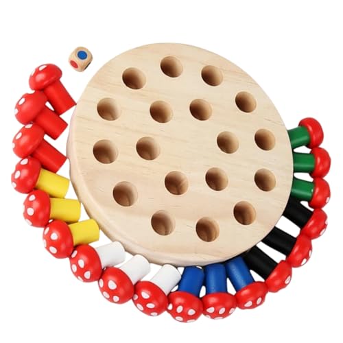 IMIKEYA 1Satz Kreatives Holz Memory Schachspielzeug für Lernspielzeug Gedächtnis und Farbwahrnehmung Sicheres und Schadstofffreies Brettspiel für Kleinkinder IMIKEYA 1Satz Kreatives Holz Memory Schachspielzeug für Lernspielzeug Gedächtnis und Farbwahrnehmung Sicheres und Schadstofffreies Brettspiel für Kleinkinder von IMIKEYA
