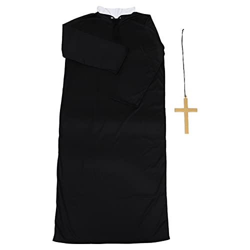 IMIKEYA 1Satz Kreatives Priester Cosplay Kostüm für Erwachsene Halloween Themenkleidung und Party Requisiten Einheitsgröße Hochwertiges Material und Langlebig IMIKEYA 1Satz Kreatives Priester Cosplay Kostüm für Erwachsene Halloween Themenkleidung und Party Requisiten Einheitsgröße Hochwertiges Material und Langlebig von IMIKEYA